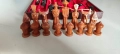 Стари ръчно изработени дървени фигурки за шах, снимка 4