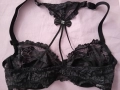 Дантелен 75Д сутиен с предно закопчаване, снимка 4