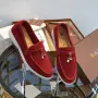 Loro Piana Нови Мокасини Естествен Велур Различни Цветове Лоро Пиана с Кутия , снимка 10