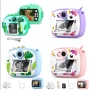 Детска камера с моментален печат – Еднорог / Динозавър, Instant Print Camera с 1080P видео и 32GB ка, снимка 11
