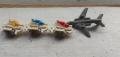 Лот миниатюрни играчки моторчета и самолет, снимка 4