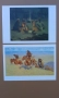"Западно изкуство(Western Art)"върху 7 двойни картички.Издадени в САЩ, снимка 8
