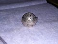19 Век ФЛОРАЛЕН СРЕБЪРЕН ПРЪСТЕН РЪЧНО ОРНАМЕНТИРАН Висока ПРОБА СРЕБРО КНЯЖЕСТВО БЪЛГАРИЯ 35037, снимка 9