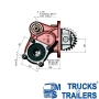 PTO Включвател OMFB за IVECO 2870.9 - 2xISO 00218502172, снимка 4