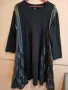 НОВА С ЕТИКЕТ 4-5xl ЕФЕКТНА ЕЛАСТИЧНА РОКЛЯ ОТ ПЛЪТНО ТРИКО И МЕКА КОЖА, снимка 2