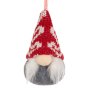 Коледна украса 5 Броя Коледен гном с червена шапка, 11см, снимка 2