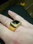 Мъжки пръстен благородна стомана позлатен златен цвят !, снимка 11