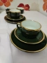 Порцеланов сервиз Vintage Apilko Green Gold , снимка 13