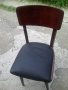 Стар български тапициран стол - много здрав, снимка 1