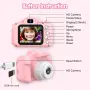 Детски Смарт Дигитален Фотоапарат Goopow (20MP, 1080P, Двойна Камера, 32GB Карта, Защитен Калъф)  , снимка 8