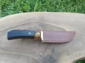 Висококачествен ловен нож стомана D2 с кожена кания,LN406, снимка 5