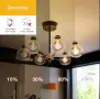 Комплект 2 димируеми LED крушки Едисон E27, 6 W, 2700 K, опушено стъкло, снимка 8
