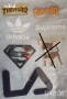 Thrasher LV adi супермен Supremen лого щампа термо апликация картинка за дреха блуза чанта, снимка 1