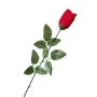 3752 Изкуствена червена роза за декорация, 65 см, снимка 3