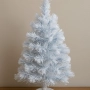 Елегантна елха в бял и син цвят 60 см – Стилна празнична декорация, снимка 6