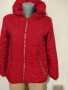 ДАМСКО  ЧЕРВЕНО  ШУШЛЯКОВО ЯКЕ с КАЧУЛКА - размер S, снимка 3