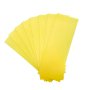 Нарязани ленти за кола маска в жълт цвят от нетъкан текстил - 50 бр.