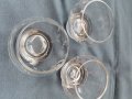 Стъклени чаши за ракия, снимка 1 - Чаши - 36010705