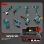 2 броя Резервни литиево-йонни батерии Dasnite 5.5Ah BL1850B за Makita 18V, снимка 6