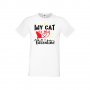 Мъжка тениска Свети Валентин My Cat Is My Valentine 1, снимка 3