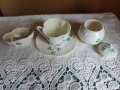Комплект ръчно изработени съдове Belleek Ирландия - 3, снимка 13