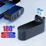 4 портов USB хъб 1 х USB 3.0 + 2x USB 2.0. + Type-C и завъртащо рамо, снимка 1