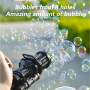 Електрически пистолет за сапунени балони ELECTRIC BUBBLE GUN, снимка 2