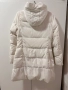Бяло дълго яке Moncler Монклер 100% гъши пух, снимка 2