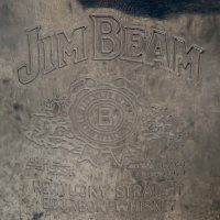 Метална флашка за алкохол Jim Beam, снимка 4 - Други - 39246724