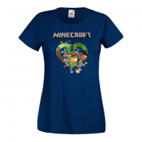 Дамска тениска Minecraft 5 Minecraft,Игра,Забавление,подарък,Изненада,Рожден Ден., снимка 8 - Тениски - 36520829