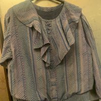 Продавам елегантна блуза от 100 процента естествена коприна . , снимка 7 - Блузи с дълъг ръкав и пуловери - 39932599