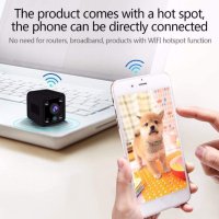 X6 Mini 1080P HD безжична IP WiFi камера, захранвана от батерии, шпионска скрита камера, снимка 6 - Камери - 41946619