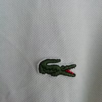Lacoste Vintage Polo оригинална бяла памучна поло тениска , снимка 3 - Тениски - 40919820