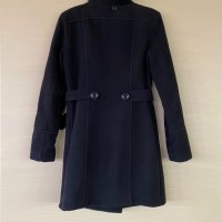 Черно палто с качулка, снимка 6 - Палта, манта - 34262935