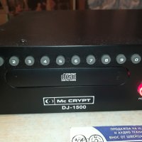 MC CRYPT DJ-1500 CD ВНОС SWISS 0510231425L1EKD, снимка 11 - Ресийвъри, усилватели, смесителни пултове - 42445352