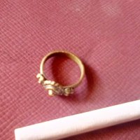Стар бронзов възрожденски пръстен , ж.к., снимка 5 - Антикварни и старинни предмети - 35801485