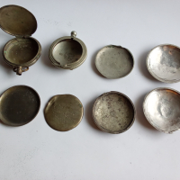 сребърни капаци на джобни часовници, снимка 3 - Антикварни и старинни предмети - 44688740