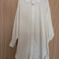 Нова памучна рокля/туника-риза с колан, снимка 3 - Туники - 41347427