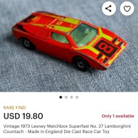 Matchbox Lamborghini Countach , снимка 7 - Колекции - 40449092