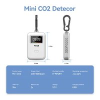 Нов монитор за качеството на въздуха CO2 въглероден оксид детектор, снимка 2 - Други стоки за дома - 40360789