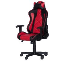 Геймърски стол Carmen 6196 - черен-червен ПРОМО, снимка 1 - Столове - 39166138
