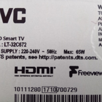 Jvc 32'' smart tv,LT32C672 за дисплей или части , снимка 4 - Части и Платки - 44838579