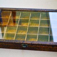 Дървена кутия за колекции , снимка 3 - Други ценни предмети - 41408629