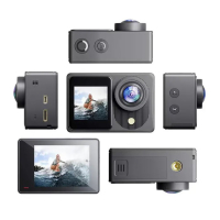 Екшън камера C26 – 4K/30fps с WIFI водоустойчива до 30 метра /SPK064/, снимка 9 - Камери - 44513311