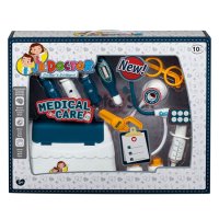 Играчка куфар с докторски инструменти със звук и светлини - 10 части, снимка 3 - Други - 44200102