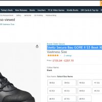 Водоустойчиви предпазни / работни обувки STEITZ SECURA OSLO II GORE-TEX  номер 43, снимка 2 - Други - 39216821