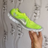 маратонки  Nike Free Flyknit+ Volt Electric  номер 44,5-45,5 , снимка 7 - Маратонки - 37012576