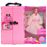 Кукла, тип Barbie с гардероб и аксесоари в куфар, снимка 1 - Кукли - 44411509