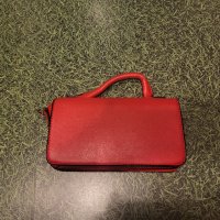 Червена малка чанта , снимка 4 - Чанти - 42598343