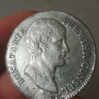 Монета. 5 франка. Наполеон Бонапарт. 5 francs AN 12. A. Copy. Копие. Bonaparte, снимка 3 - Нумизматика и бонистика - 41934543